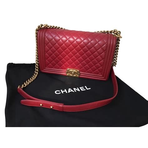 chanel boy rossa|coco chanel boys bag.